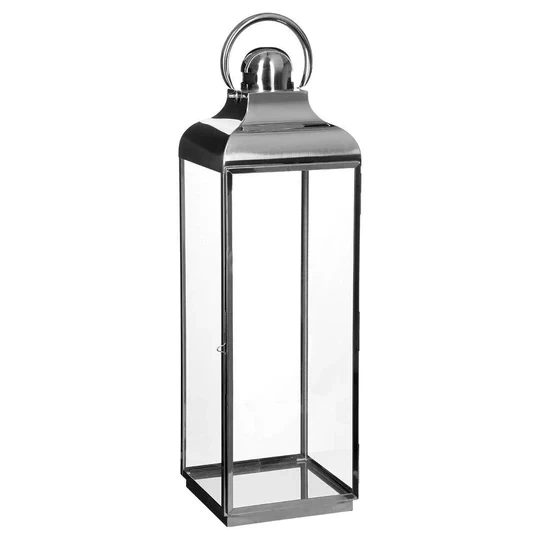Набір декоративних ліхтарів Atmosphera Inox скляних 3 шт (3560239484677) - зображення 2