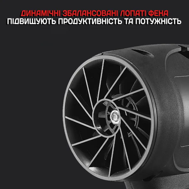 Мощный автомобильный турбо фен 24V Бытовой скоростной вентилятор ручная воздуходувка для авто, дома, гаража TC - Фото 3 Мощный автомобильный турбо фен 24V Бытовой скоростной вентилятор ручная воздуходувка для авто, дома, гаража TC - изображение 3