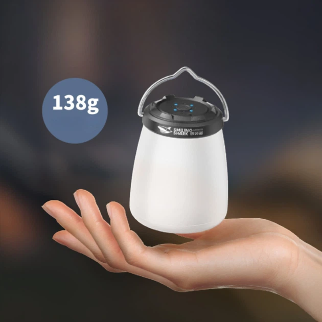 Кемпінгова лампа Smiling Shark LV-2288, акумуляторна, USB Type-C зарядка - изображение 5