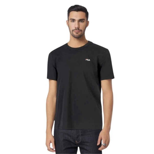 Чоловіча футболка Fila Brod Tee 2 pack біло-чорна S FAM0083 13005 (S) - изображение 4
