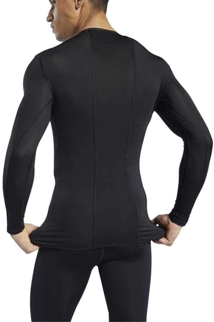 Чоловіча технічна футболка з довгим рукавом Reebok Wor Compr S FP9105 (S) - изображение 3
