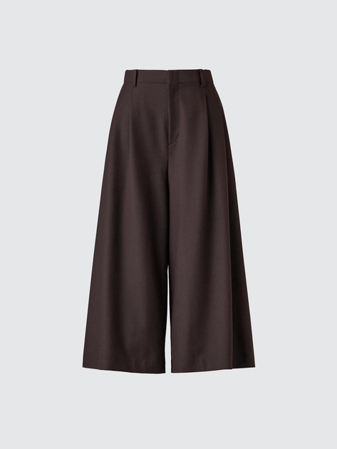 Кюлоти Uniqlo розмір М темно-коричневі (38) (479698) - зображення 2