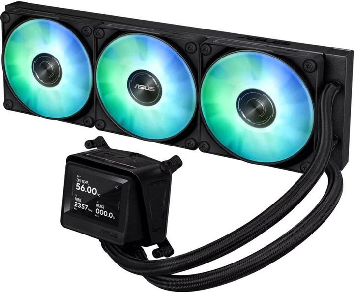 Водяне охолодження ASUS MAX Gaming LC 360 ARGB LCD Black (90RC01G1-B0EAY0) - зображення 3