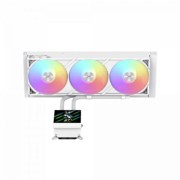 Водяне охолодження GameMax Glacier 360 LCD WH - Фото 8 Водяне охолодження GameMax Glacier 360 LCD WH - зображення 8