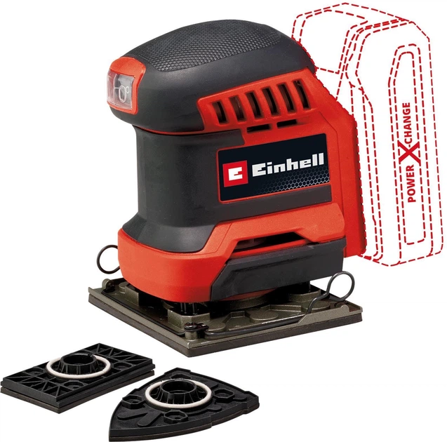 Вібраційна акумуляторна шліфмашина Einhell X-Change TE-OS 18/113 3X Li - Solo (4460730) - зображення 2