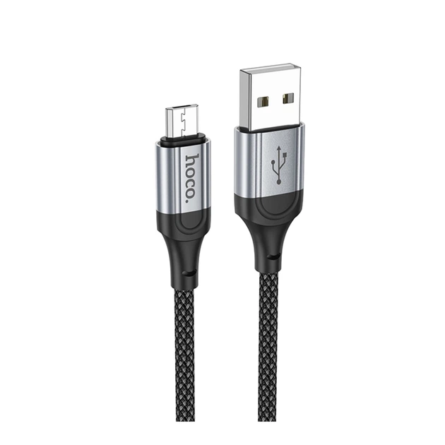 Кабель USB Hoco X102 Micro 2.4A Черный - Фото 1 Кабель USB Hoco X102 Micro 2.4A Черный - изображение 1