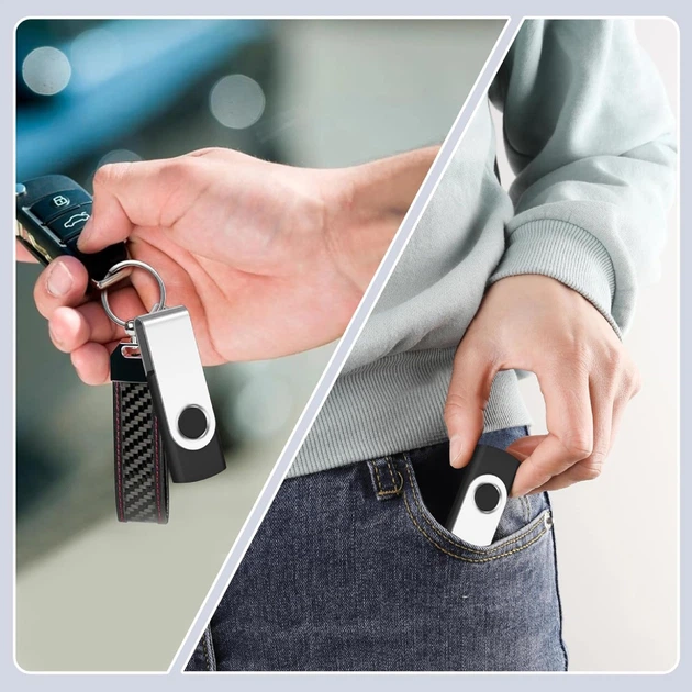 Флеш память AreTop USB 4GB, комплект 10 шт. со шнурками - изображение 4