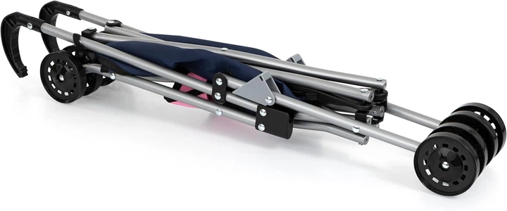 Коляска для ляльок Bayer Design з сумкою Блакитна 30516AB (4003336420142) - зображення 3