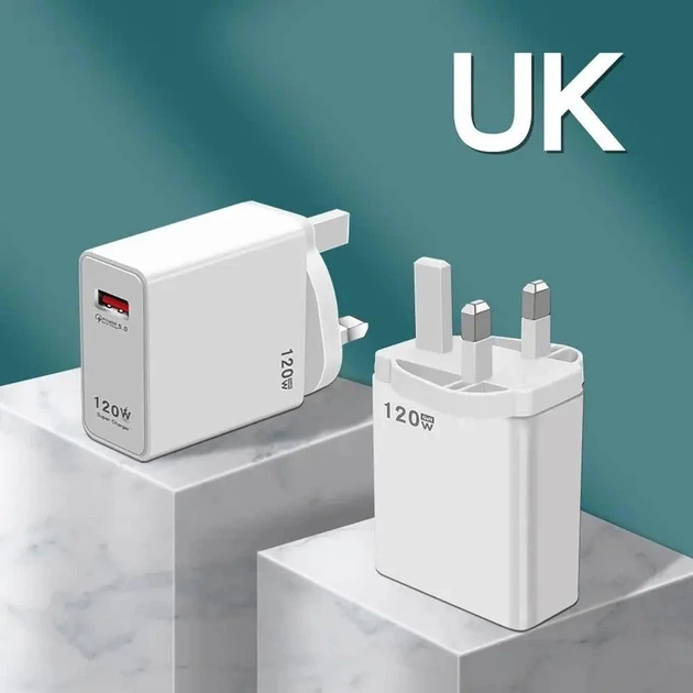 Сетевое зарядное устройство 65W с поддержкой QC 3.0 – быстрая зарядка для смартфонов и гаджетов - Фото 3 Сетевое зарядное устройство 65W с поддержкой QC 3.0 – быстрая зарядка для смартфонов и гаджетов - изображение 3