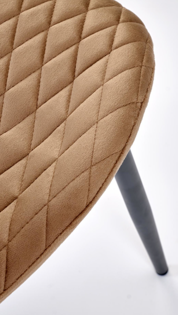 Krzesło do kuchni i salonu Halmar V-CH-K/569-KR-BEŻOWY Welur Beżowe (5905248135239) - obraz 8