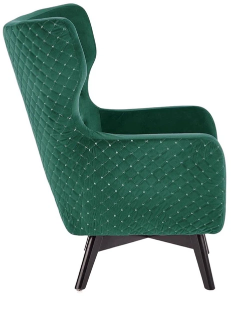 Крісло для відпочинку Halmar Marvel Темно-зелений/Чорний (5905248111936) - зображення 4