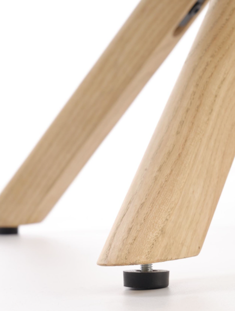 Крісло для відпочинку Halmar V-CH-K/585-KR-C.BEŻOWY/D.NATURALNY Обертове Бежеве (5905248136564) - зображення 10