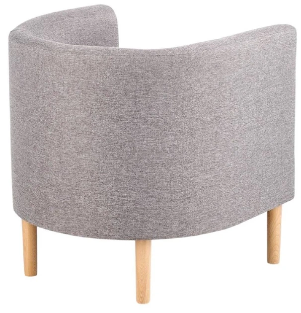 Крісло для відпочинку Halmar Clubby Попіл (5905248113206) - зображення 3