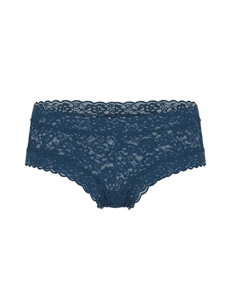 Жіночі трусики Victoria's Secret (2879987312162) Lace Cheeky XS сині - Фото 3 Жіночі трусики Victoria's Secret (2879987312162) Lace Cheeky XS сині - зображення 3