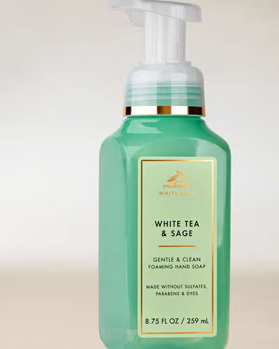 Жидкое мыло-пена для рук Bath & Body Works (667659390588) White Tea & Sage Gentle & Clean Foaming Hand Soap 259 мл - Фото 2 Жидкое мыло-пена для рук Bath & Body Works (667659390588) White Tea & Sage Gentle & Clean Foaming Hand Soap 259 мл - изображение 2