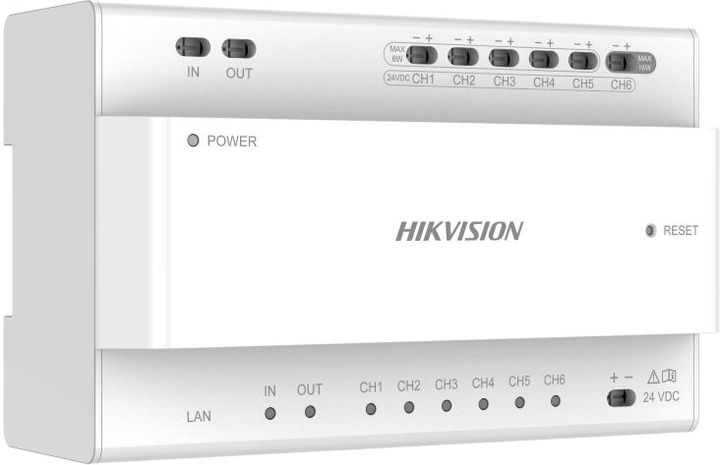 Dystrybutor systemu Hikvision Two Wire Distributor (DS-KAD706Y) - obraz 2