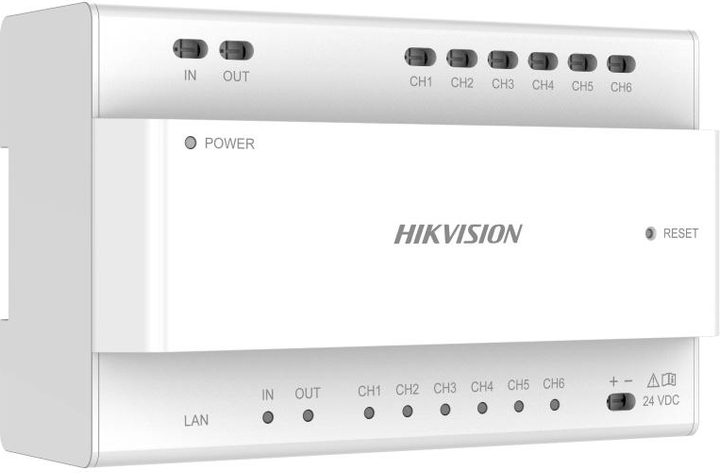 Dystrybutor systemu Hikvision Two Wire Distributor (DS-KAD706Y-S) - obraz 2