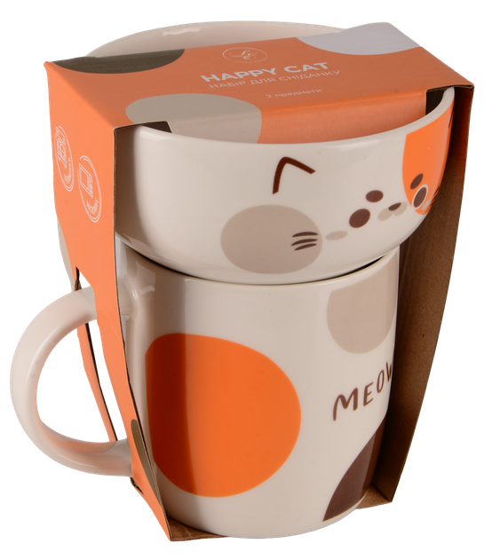 Набір посуду Limited Edition Happy Cat 2 предмети (JSD05) - зображення 4