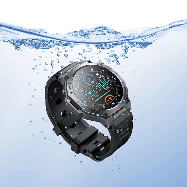 Смарт-часы Smart Watch Hoco Y37 AMOLED GPS sports с поддержкой звонка Черные - изображение 8