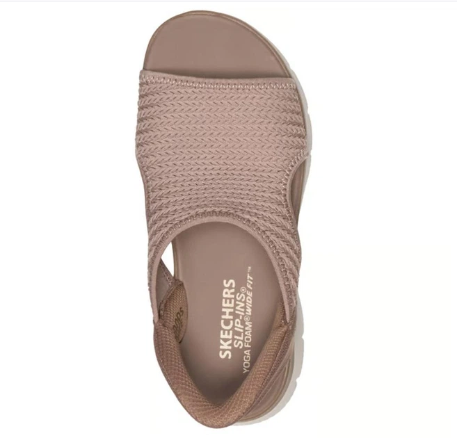 Жіночі сандалії Skechers 39.5 Коричневий 119519 MOC - зображення 4