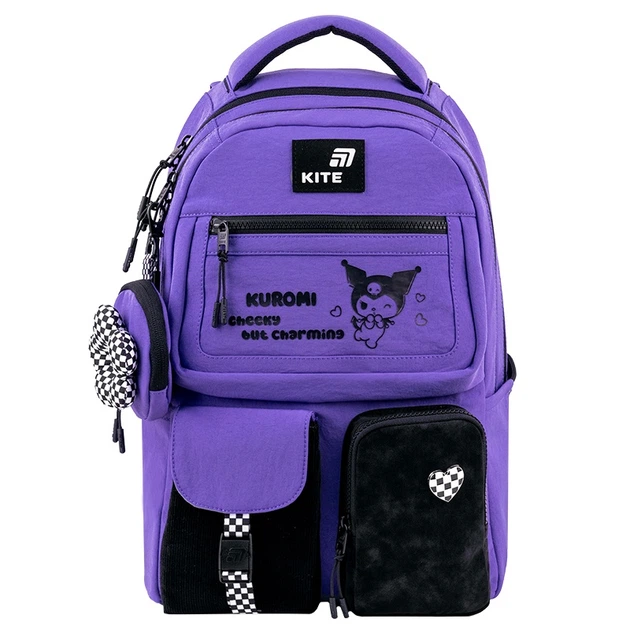 Рюкзак шкільний KITE Education teens HK26-2587M-1 Kuromi /HK26-2587M-1/ - зображення 3