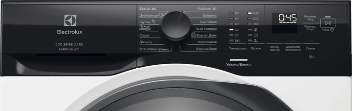 Стиральная машина Electrolux EW6F9452U фронтальная, 10.5кг, 1400, A, 66см, дисплей, пар, инвертор, белый - изображение 2