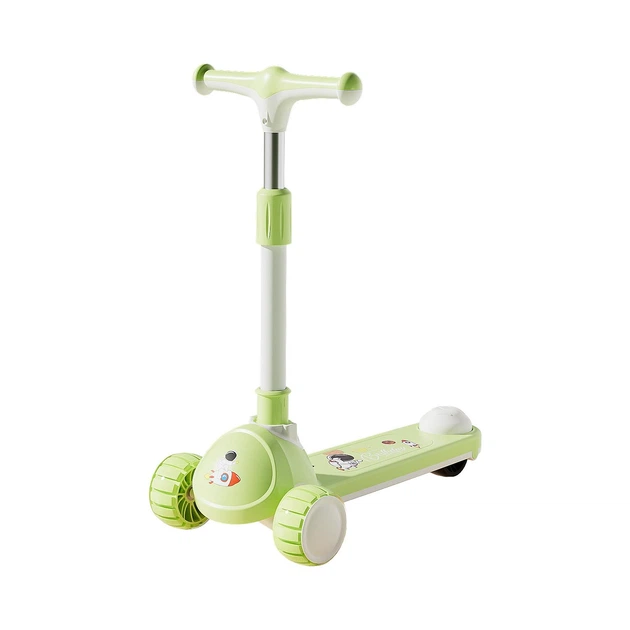 Детский трёхколёсный самокат Skyper SM-2210-33 со светящимися PU колёсами 125×40 мм, музыкой, подсветкой платформы и складным рулём - Фото 3 Детский трёхколёсный самокат Skyper SM-2210-33 со светящимися PU колёсами 125×40 мм, музыкой, подсветкой платформы и складным рулём - изображение 3