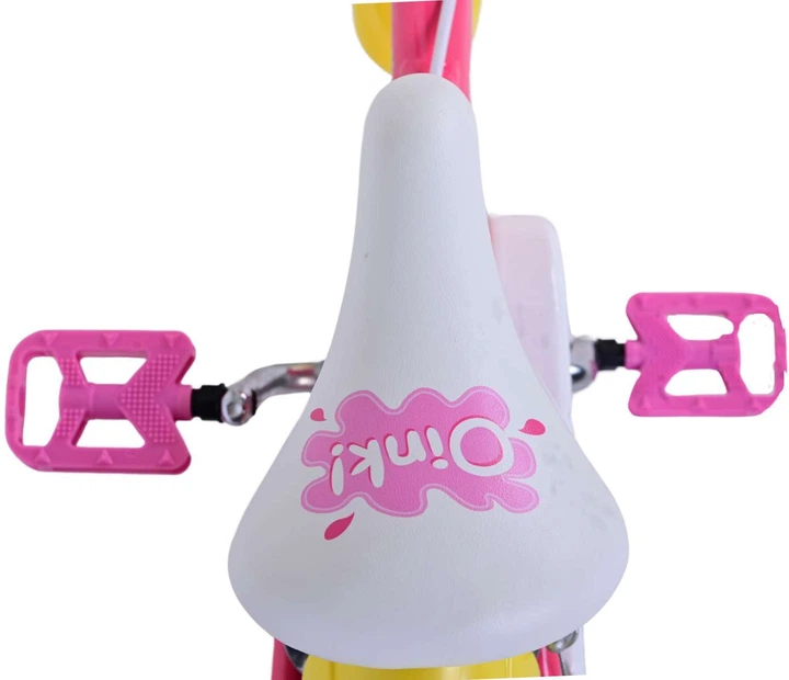 Rower dziecięcy Volare Peppa Pig 12" z koszykiem Różowy (8715347212086) - obraz 10