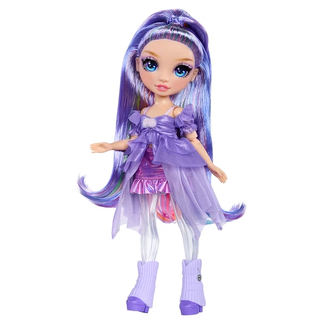 Ігровий набір з лялькою RAINBOW HIGH серії "Rainbow Shimmers" - ВІОЛЕТТА (зі слаймом) - изображение 4