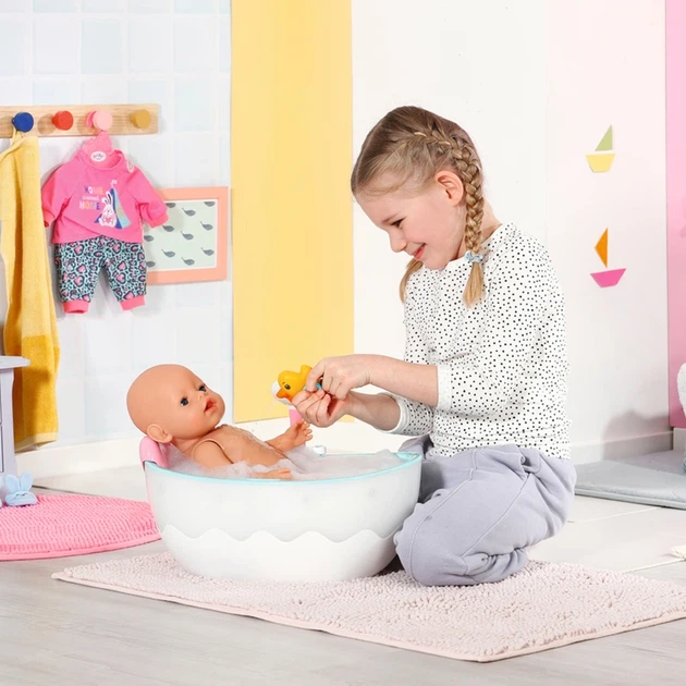 Автоматична ванночка для ляльки BABY BORN – ЛЕГКЕ КУПАННЯ (світло, звук) - зображення 8