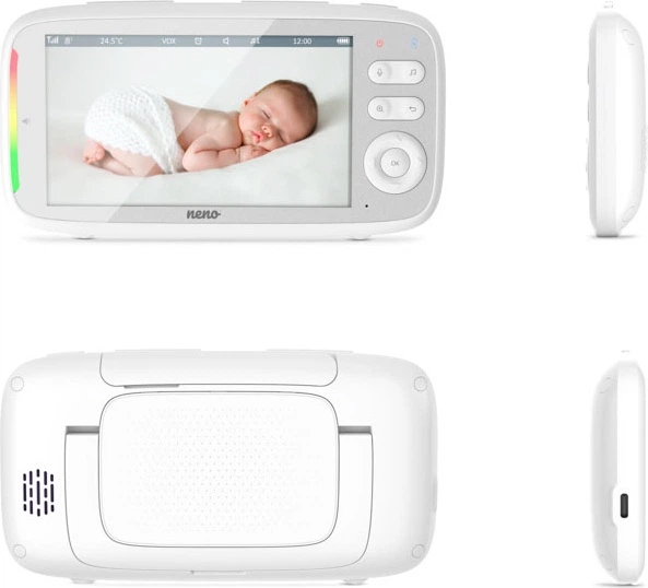 Niania elektroniczna Neno Vista obrotowa z bezprzewodowym odbiornikiem (5902479674957) - obraz 5