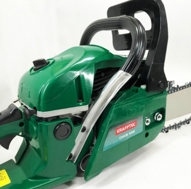 Бензопила цепная KRAFFTEC 6500 Вт, шина 45 см - Фото 5 Бензопила цепная KRAFFTEC 6500 Вт, шина 45 см - изображение 5