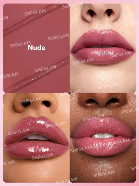Кремова помада для губ Sheglam Creme Allure Lipstick,Nude, 3.5 г - изображение 2