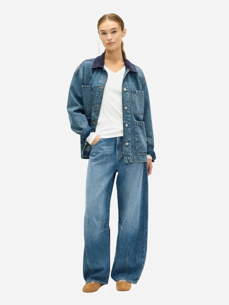 Лонгслив длинный женский GAP 853236433 S Белый (1159854774) - изображение 3