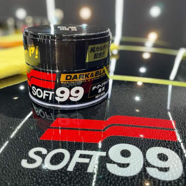 Твердий віск SOFT99 Dark & Black Wax SF-10018 - зображення 5
