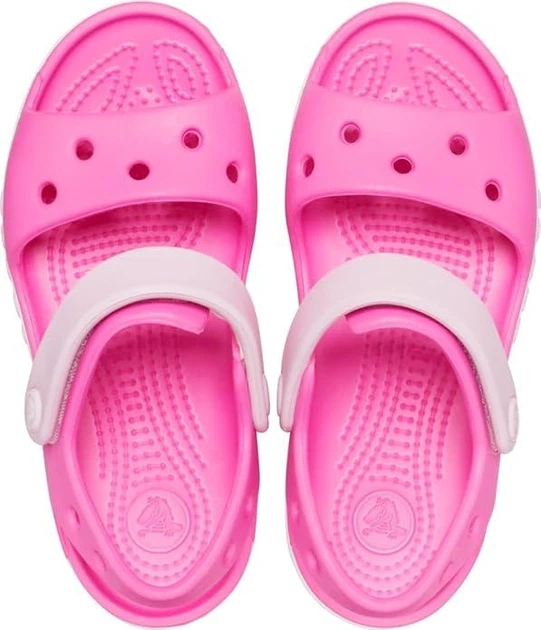 Крокси сандалії дитячі Crocs Bayaband Sandal Electric Pink 34 - Фото 3 Крокси сандалії дитячі Crocs Bayaband Sandal Electric Pink 34 - зображення 3