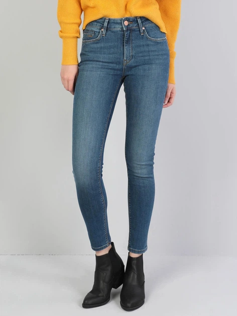 Джинсы Super Slim Fit женские Colin's 759 Lara CL1045983DN40398 24-30 Темно-синие (8050100008248) - Фото 1 Джинсы Super Slim Fit женские Colin's 759 Lara CL1045983DN40398 24-30 Темно-синие (8050100008248) - изображение 1