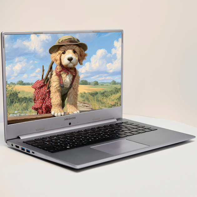 Ноутбук Medion (Lenovo Group) Akoya P6645 | Intel Core i7-10510U | IPS (1920x1080) FullHD | RAM 8 ГБ | SSD 256 ГБ | Intel UHD Graphics | Металевий корпус | підсвітка клавіатури | Win11 б/в (5026) - зображення 4