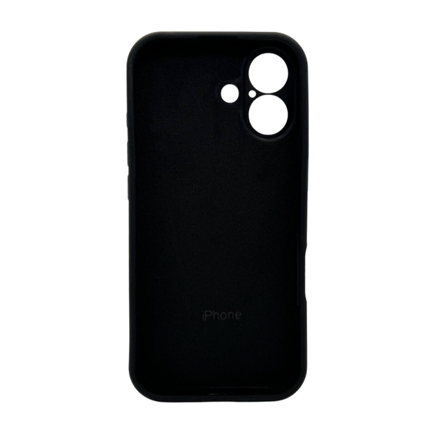 Захисний чохол-накладка Silicone Full Case AA Camera Protect для Apple iPhone 17 Black (FullAAi17-14) - зображення 2