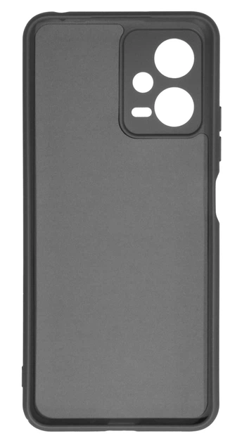 Панель Soft Silicone Case для Redmi Note 12 (5G)/POCO X5 (т.п.), Чорний - изображение 2