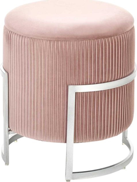 Пуф Halmar Cricket з функцією контейнера Світло-рожевий (5905248111233) - зображення 2