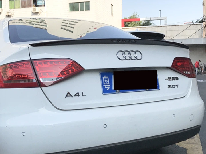 Спойлер лип на багажник Audi A4 B8 2008-2015 ABS пластик, цвет черный глянец для Audi A4 B8 2008-2016 (8372) - изображение 7