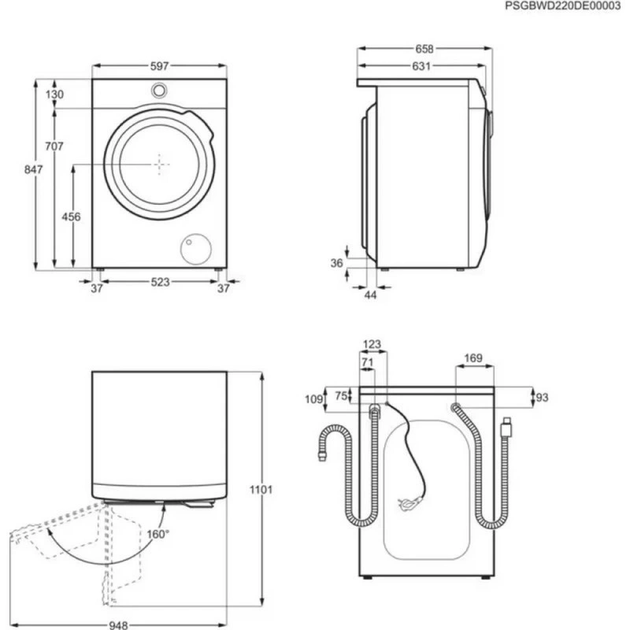 Пральна машина ELECTROLUX EW6F3494ACU - изображение 9