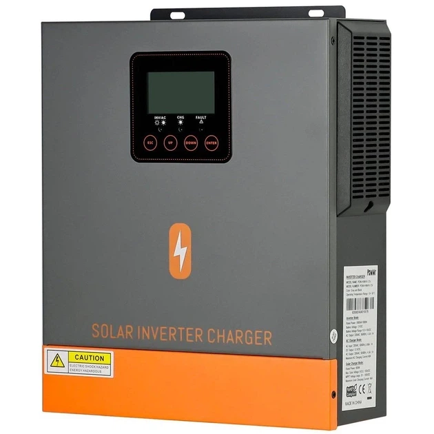 Гібридний інвертор PowMr POW-HVM1K-12V, 12 В, 1000 Вт (безперебійник, UPS, ДБР) - зображення 3