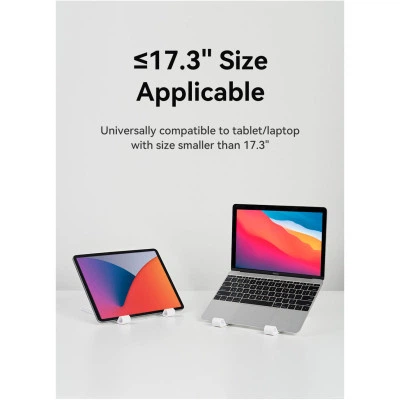 Блок живлення Laptop X-type Stand White ABS 83-170мм Vention - Фото 5 Блок живлення Laptop X-type Stand White ABS 83-170мм Vention - зображення 5