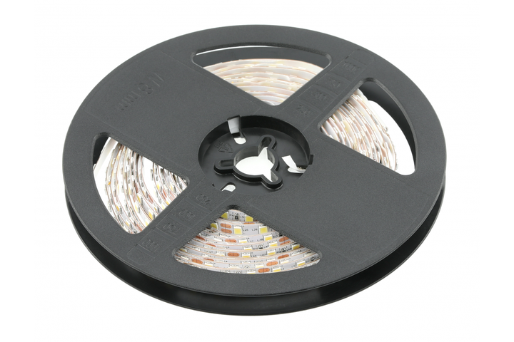 Светодиодная лента 2835, DC12В, 600LED/5м, 10 Вт/м, 750 лм/м, 6400К, IP20, 5 мм, рулон 5 м - LD-2835-600-5MM-20-ZB - изображение 2