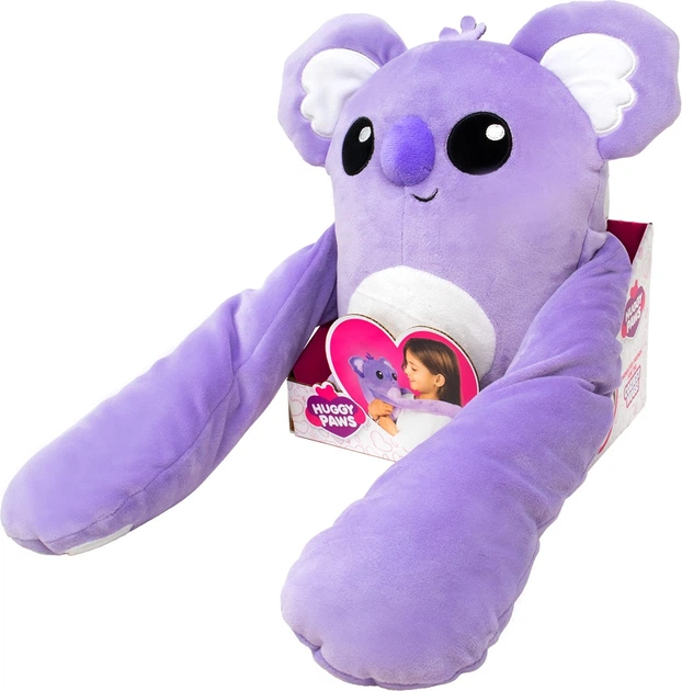 М’яка іграшка TigerHead Huggy Paws Приємні лапки фіолетові Коала 15043 (5908287015043) - зображення 4