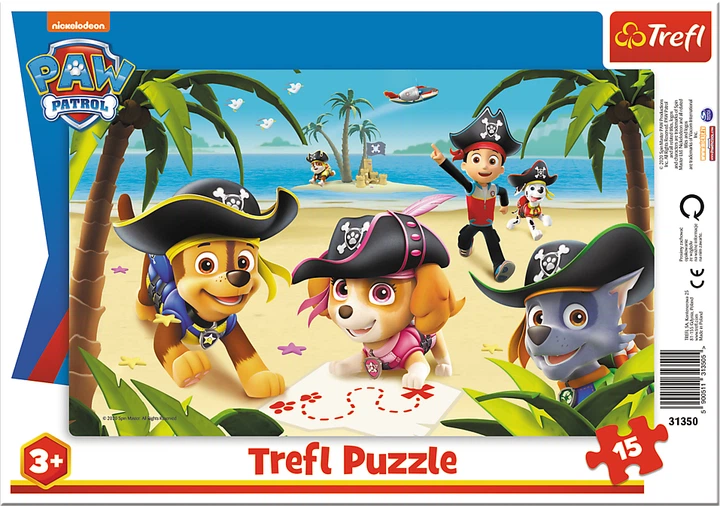 Пазл Trefl Paw Patrol Друзі зі Щенячого патруля 15 елементів 31350 (5900511313505) - зображення 1