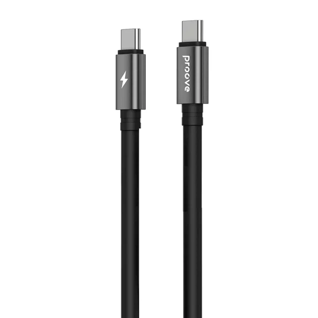 Кабель Proove WireX Type-C to Type-C 60W (1m) black - изображение 3