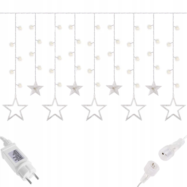 Гирлянда бахрома уличная (наружная) Springos 2 м 92 LED CL4010 Warm White - изображение 11